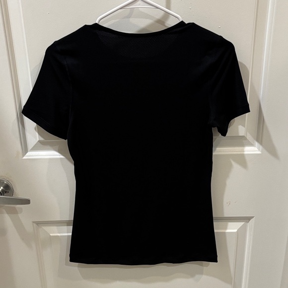 Nike Women's Black Tee with White Logo - Picture 3 of 6